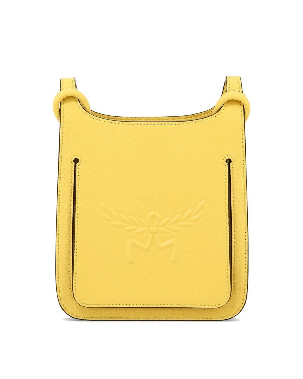 Mcm yellow crossbody sale