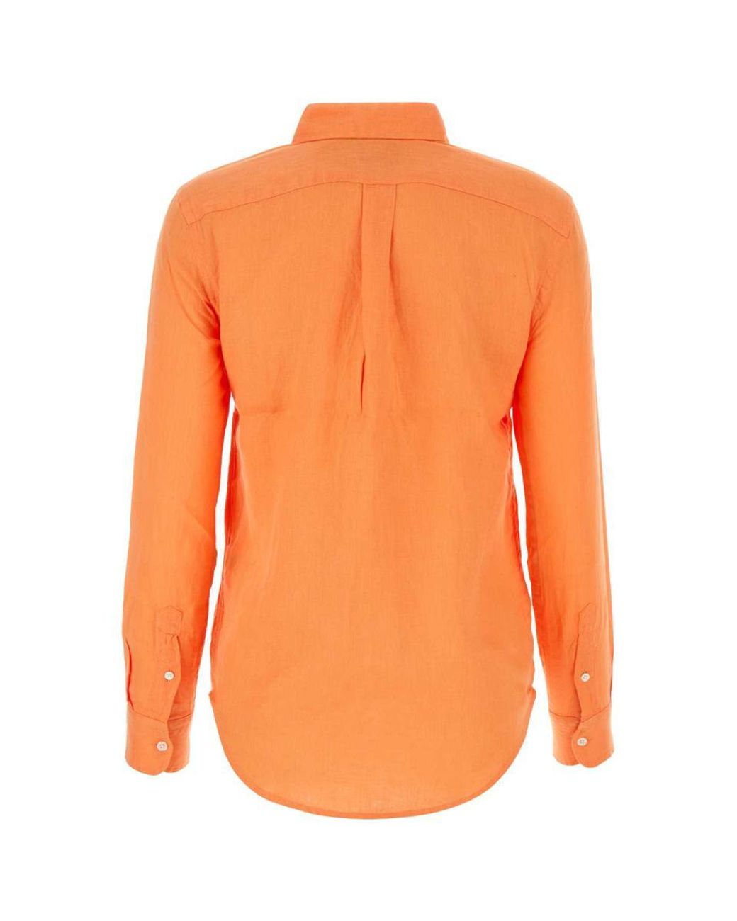Tシャツ・カットソー Ralph Lauren SS25 Fluo orange linen shirt (710966294 013) Tシャツ・カットソー Ralph Lauren SS25 Fluo orange linen