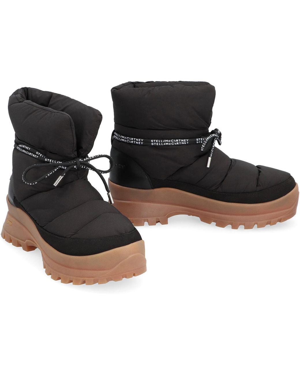Stella McCartney Trace Tubo leather boots - Black