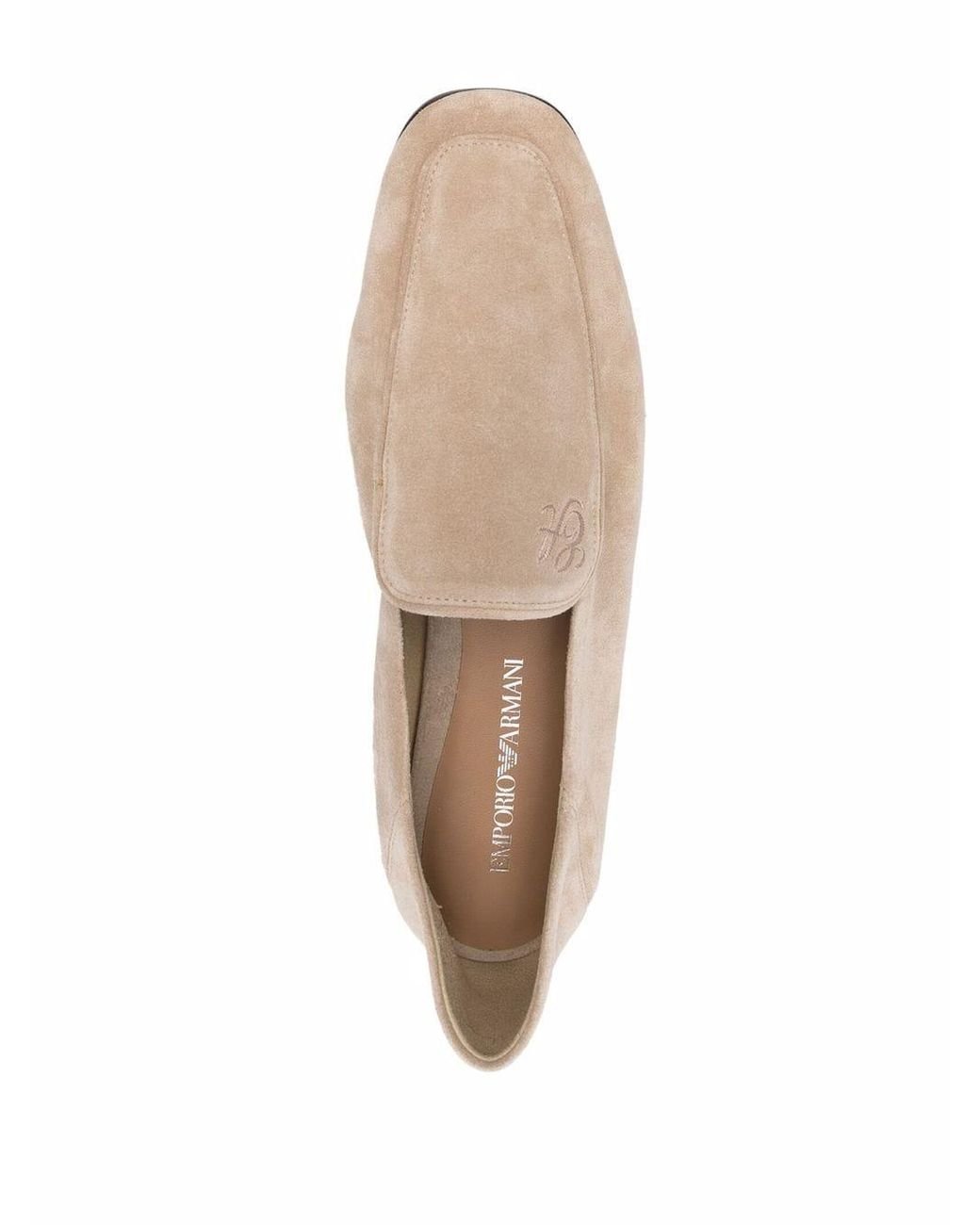 armani flat shoes