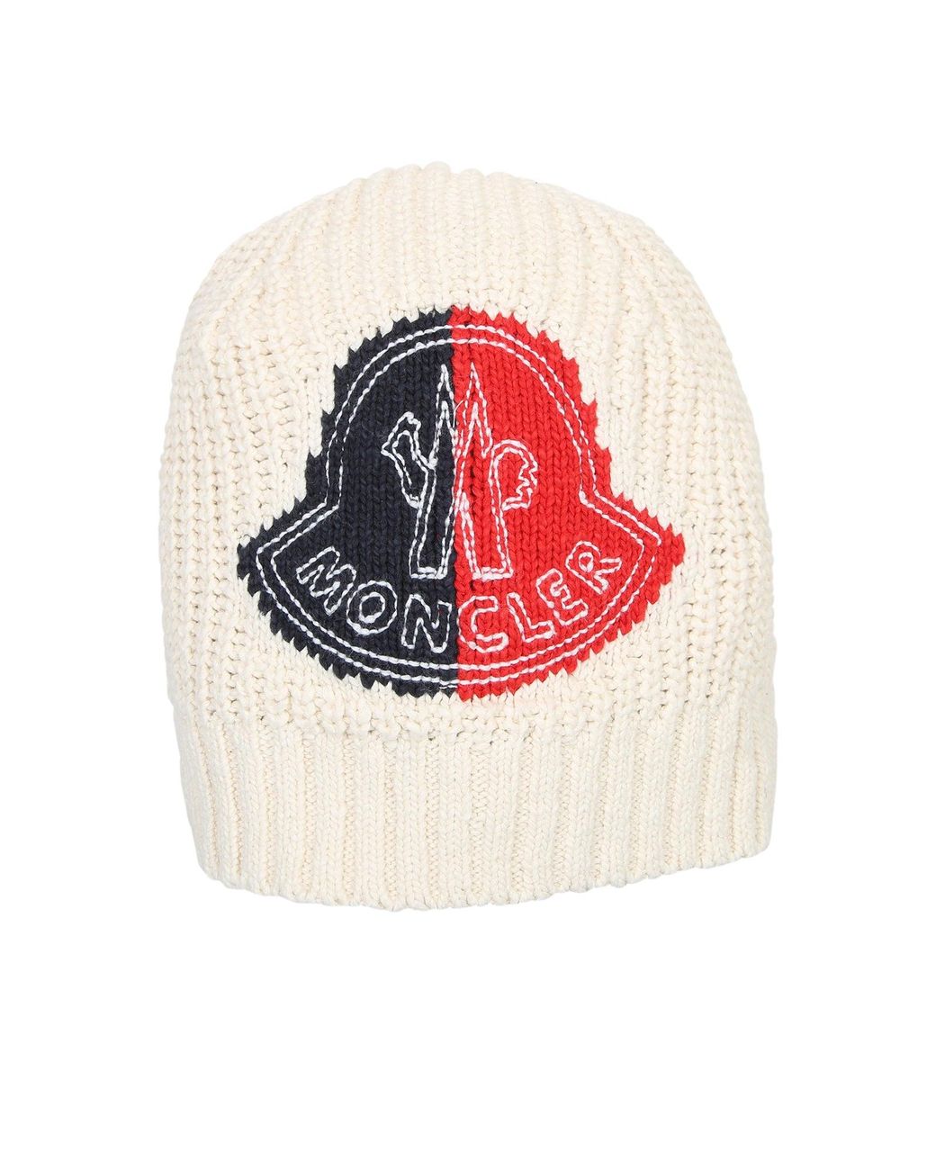 Moncler Genius Cotton Logo Patch Beanie 