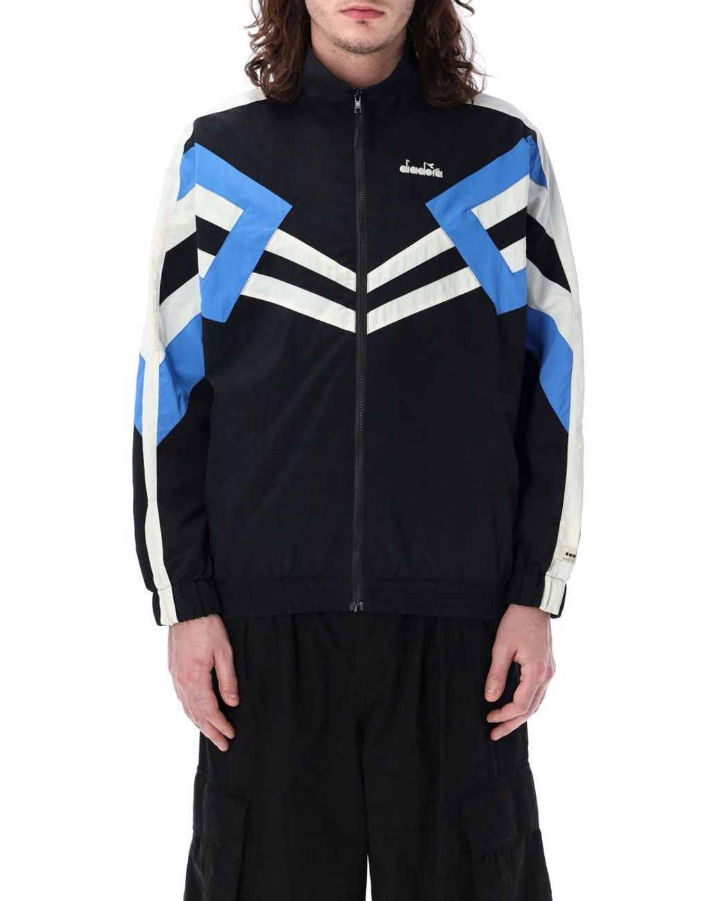 Diadora Legacy Trach Jacket in Blue for Men Lyst UK