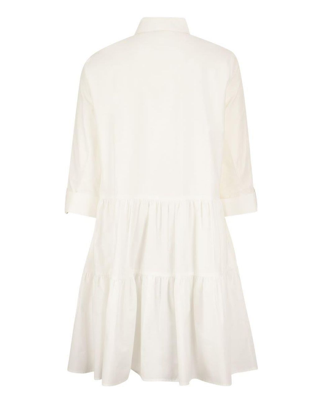 Fabiana Filippi Organic Cotton Dress in White | Lyst