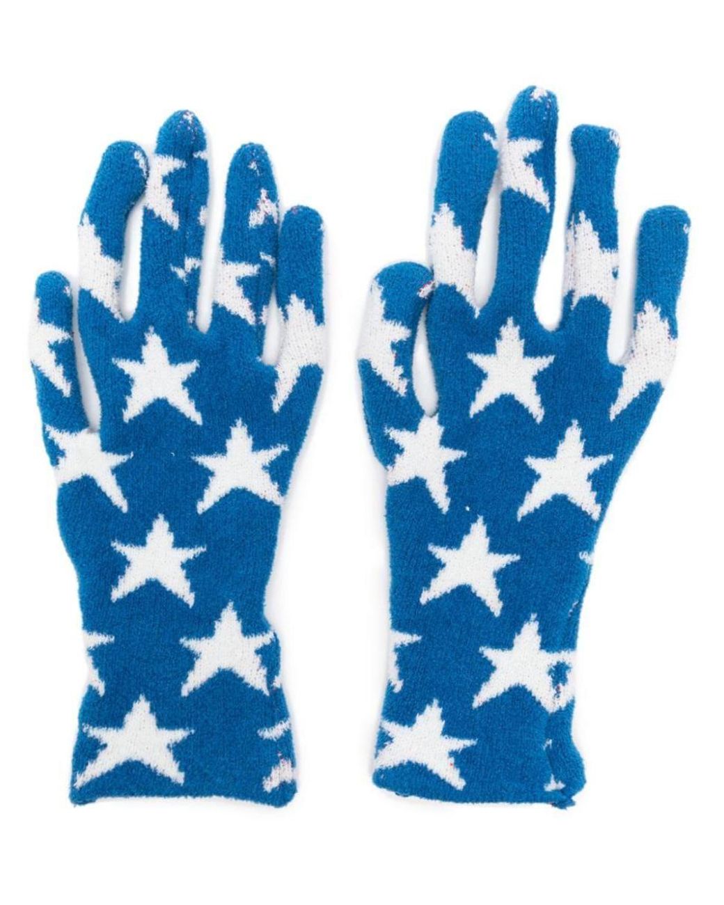 ERL Stars Gloves Knit Accessories in Blue | Lyst