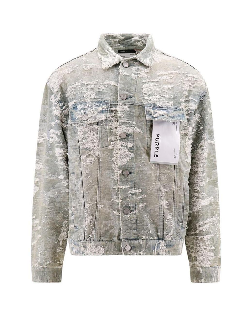 Purple Brand Distressed Denim Jacket - Farfetch