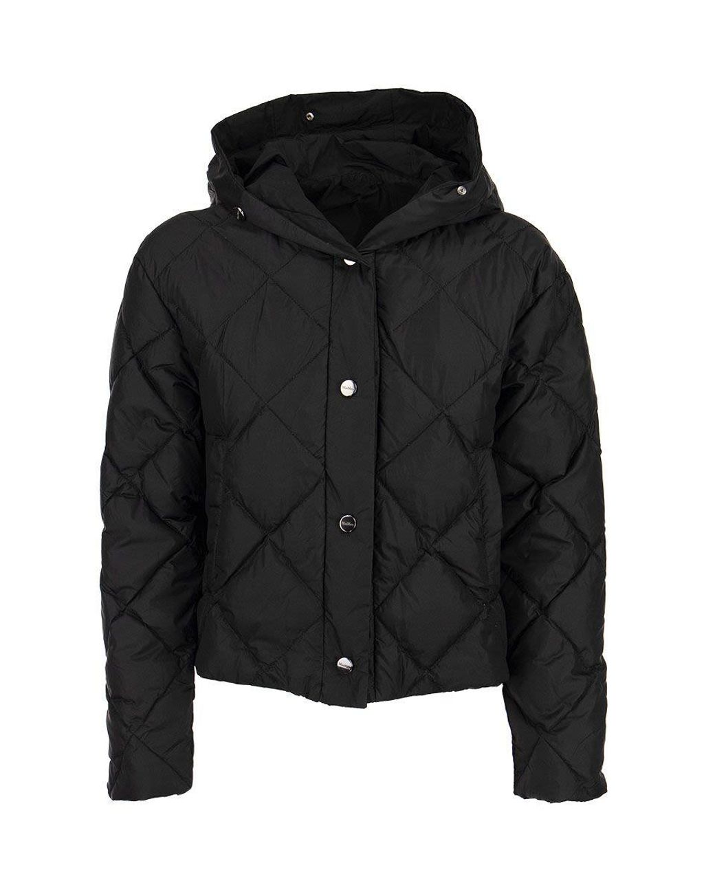 Max Mara Cisoft - Water-repellent Reversible Canvas Down Jacket in Black |  Lyst