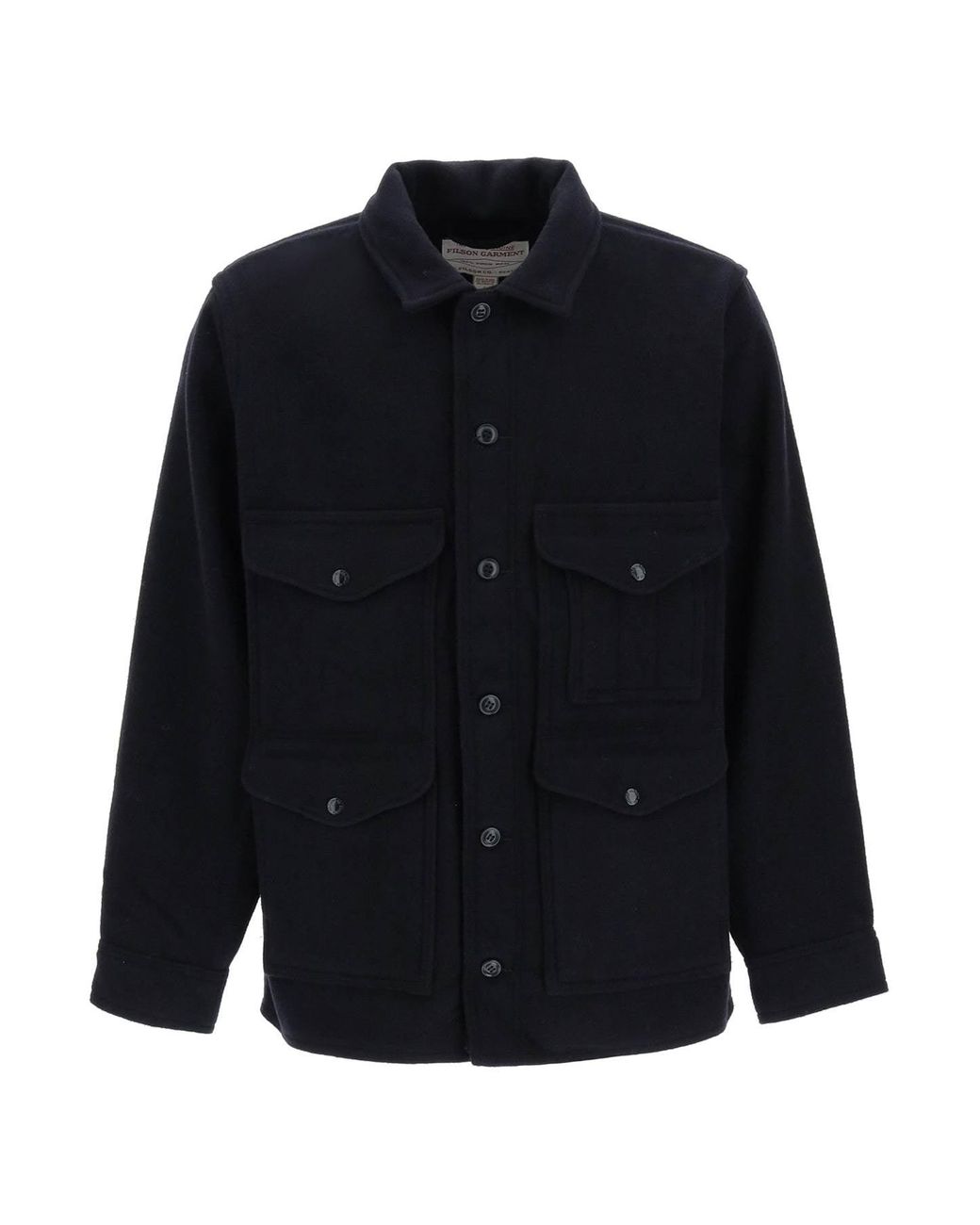Filson Mackinaw Wool Cruiser Jacket in Blue for Men Lyst Canada