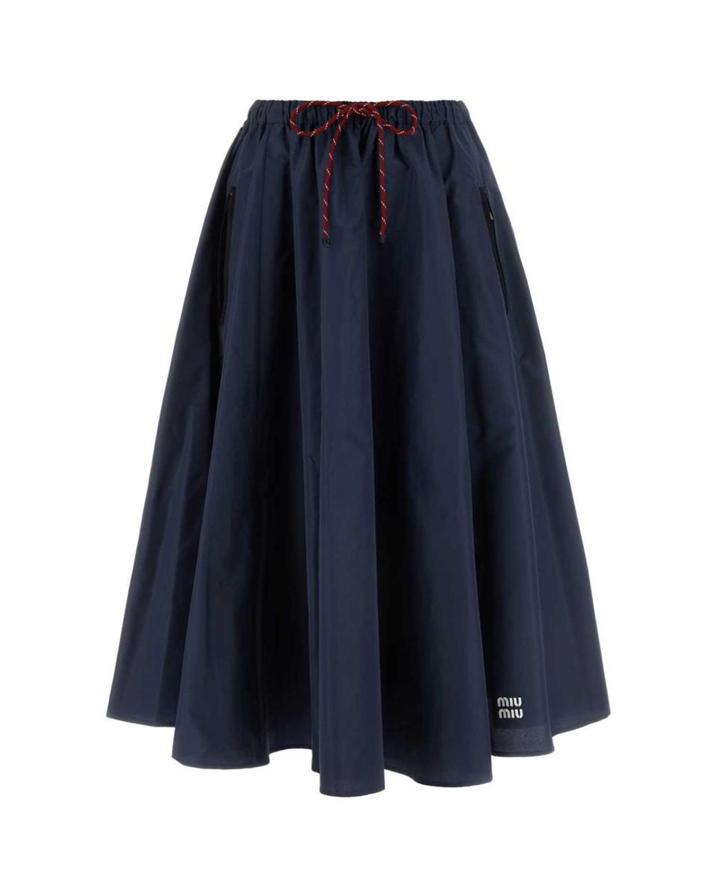 新品◇ 定価 7.5万◼️MIU MIU SKIRT Miu Miu Skirts in Blue | Lyst