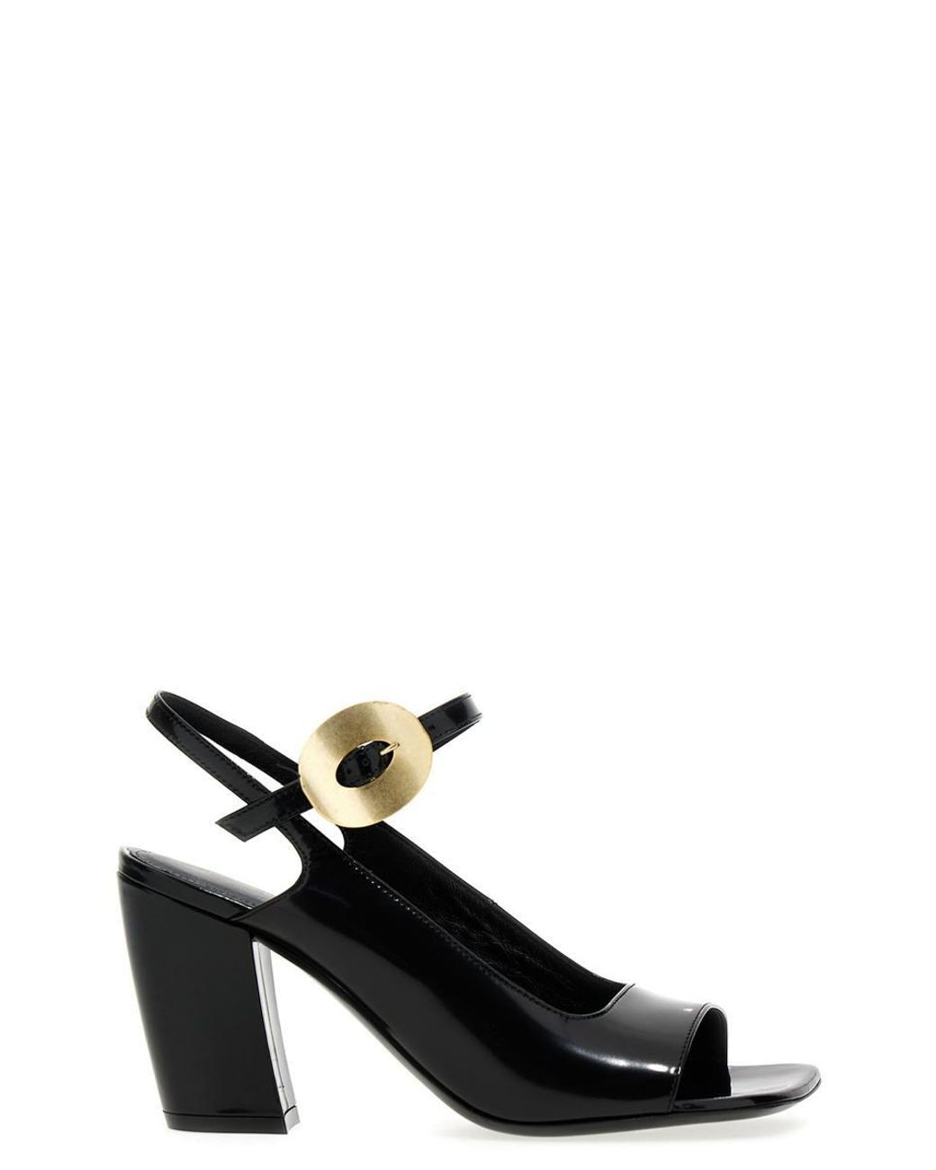 dries van noten gold sandals