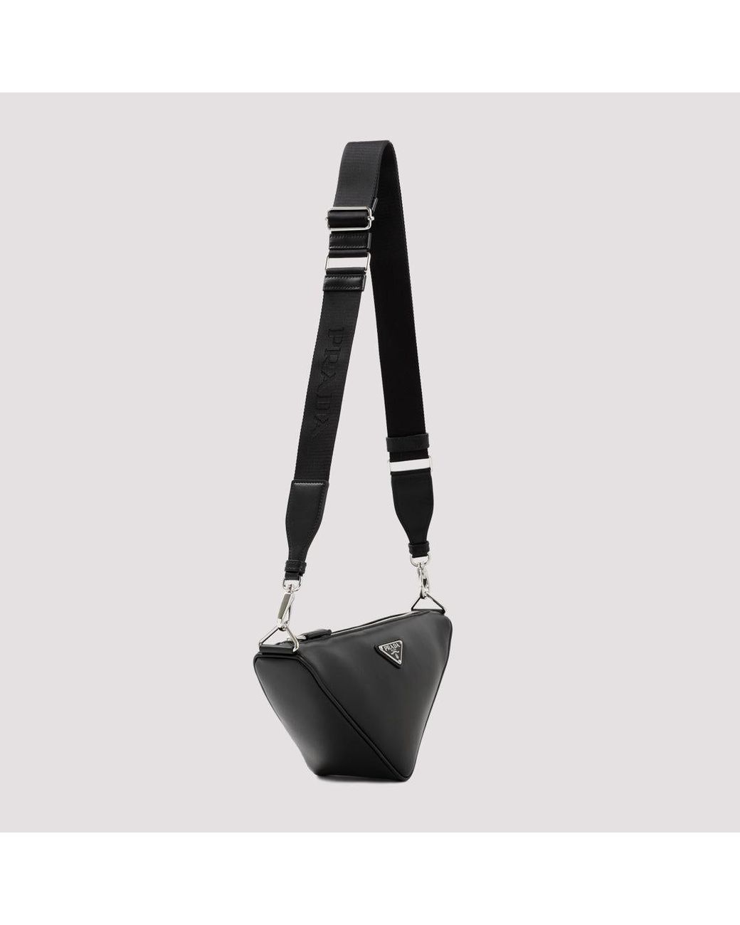 Prada Nappa Calf Leather Bag in Black for Men | Lyst