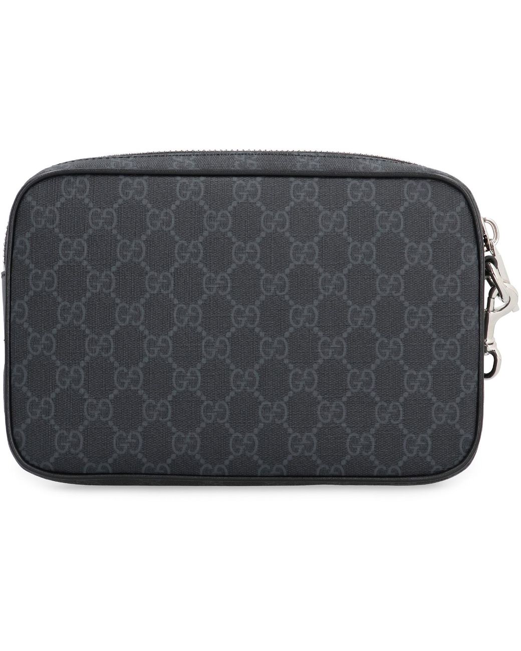 クラッチバッグ Gucci Black Gg Fabric Clutch Gucci Gg Supreme Fabric Clutch in Black for Men | Lyst