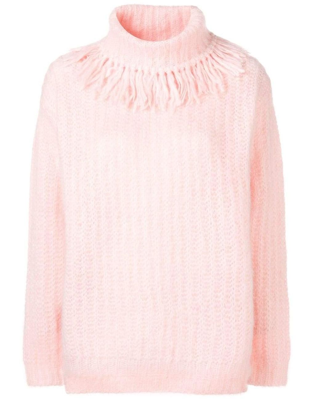 Miu Miu Turtleneck Sweater in Pink 