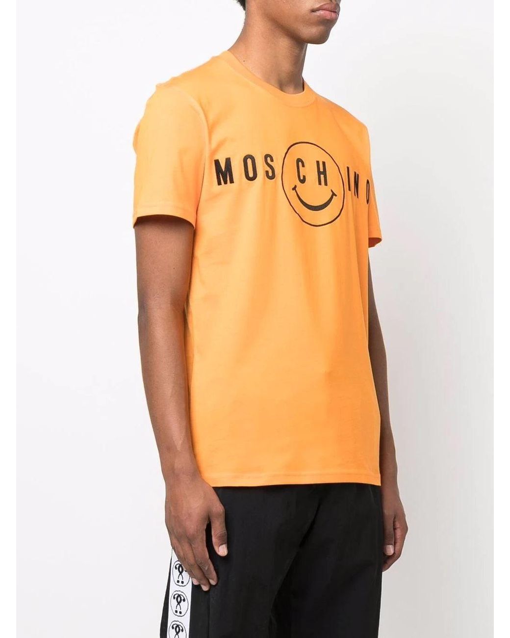 Moschino T-shirts in Orange for Men | Lyst