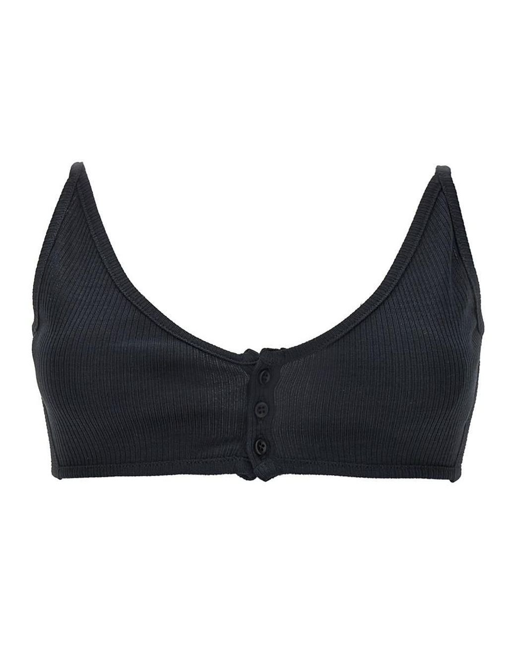 Y. Project Bralette 'Invisible Strap' in Blue