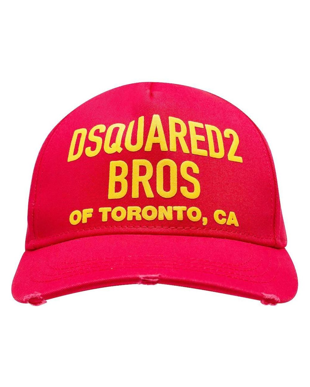 DSquared² Bros Of Toronto Logo Baseball Cap in Red for Men | Lyst