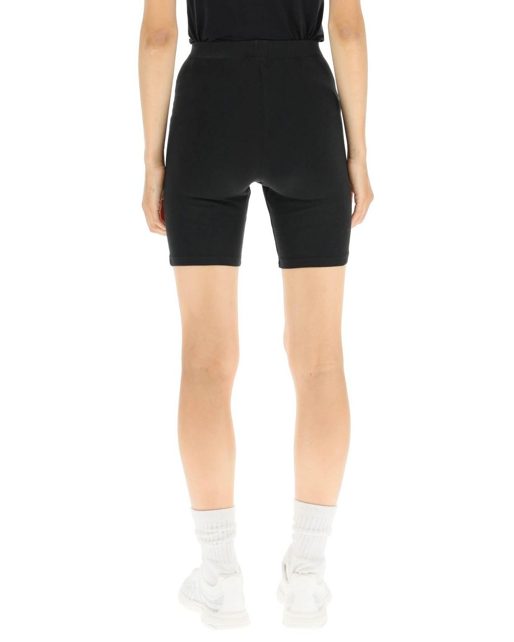 Sporty & Rich Cotton Sporty Rich disco Cycling Shorts in Faded Black Womens Shorts Sporty & Rich Shorts - Save 29% Black 
