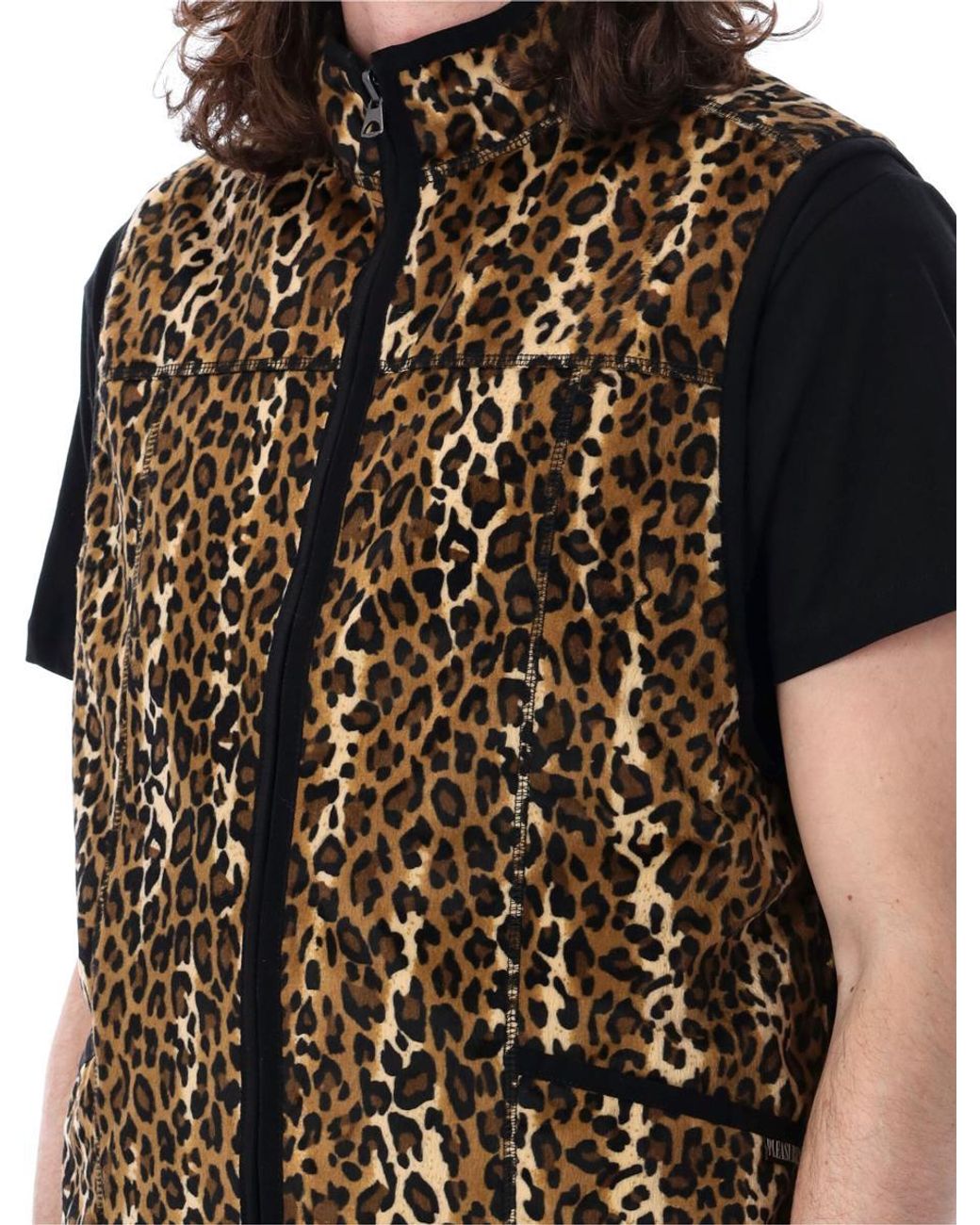Pleasures Beagle Hunting cotton vest - Brown