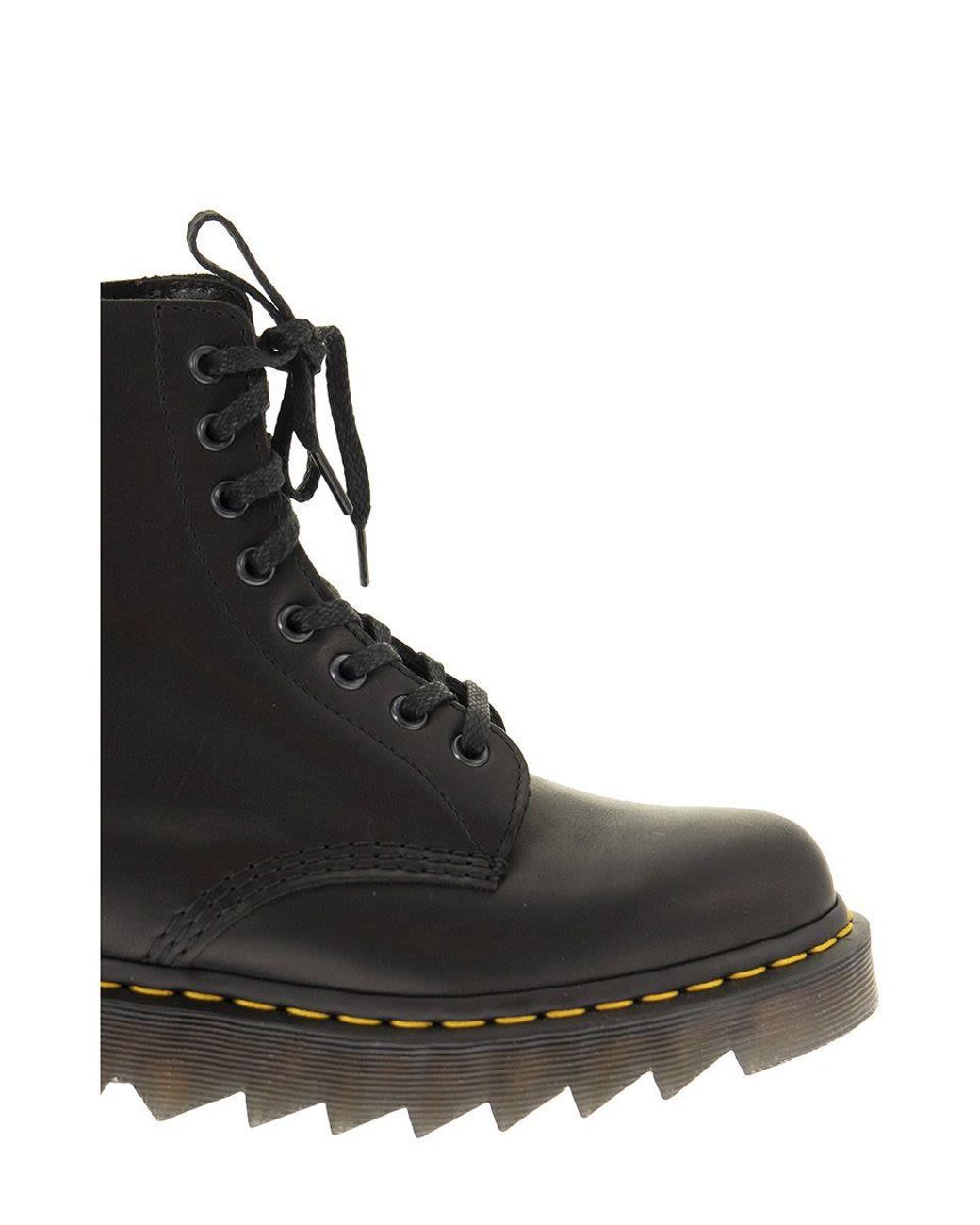 Dr. Martens 1460 Pascal ZIGGY - Leather Ankle Boot in Black for Men | Lyst