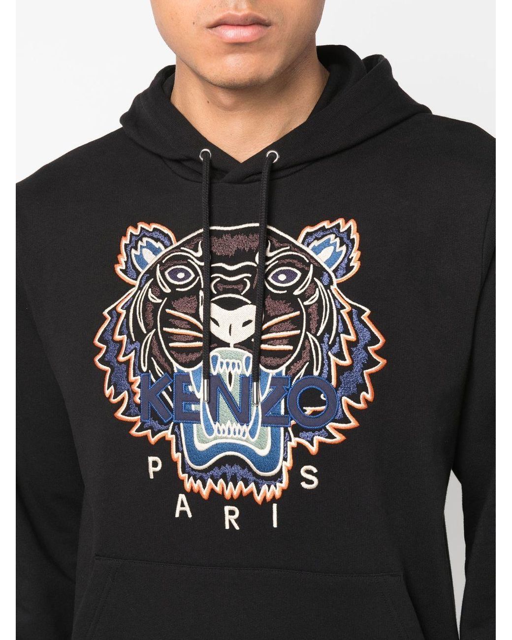 KENZO Tiger-embroidered Organic Cotton 
