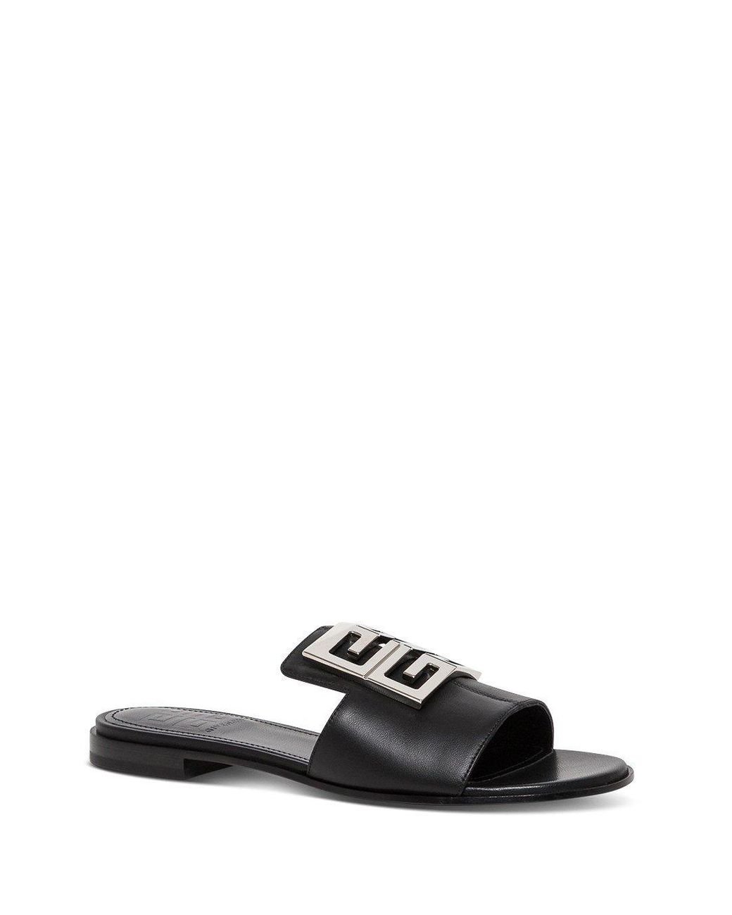 givenchy 4g flat leather sandals