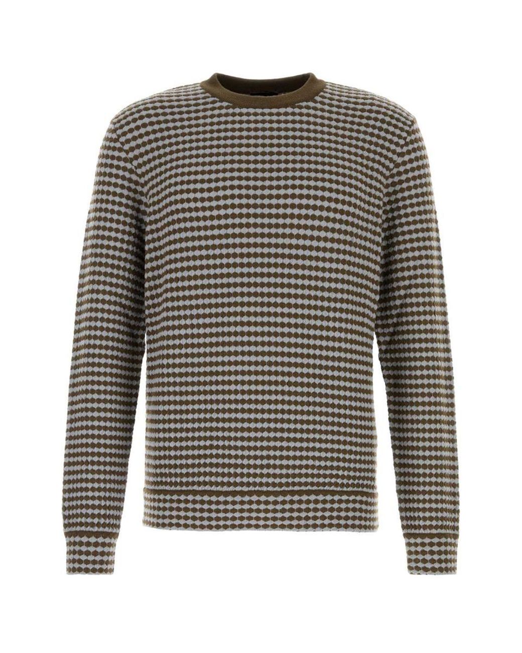Giorgio Armani Knitwear in Gray for Men Lyst
