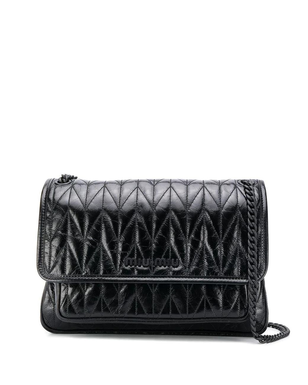 miu miu quilted leather shoulder bag