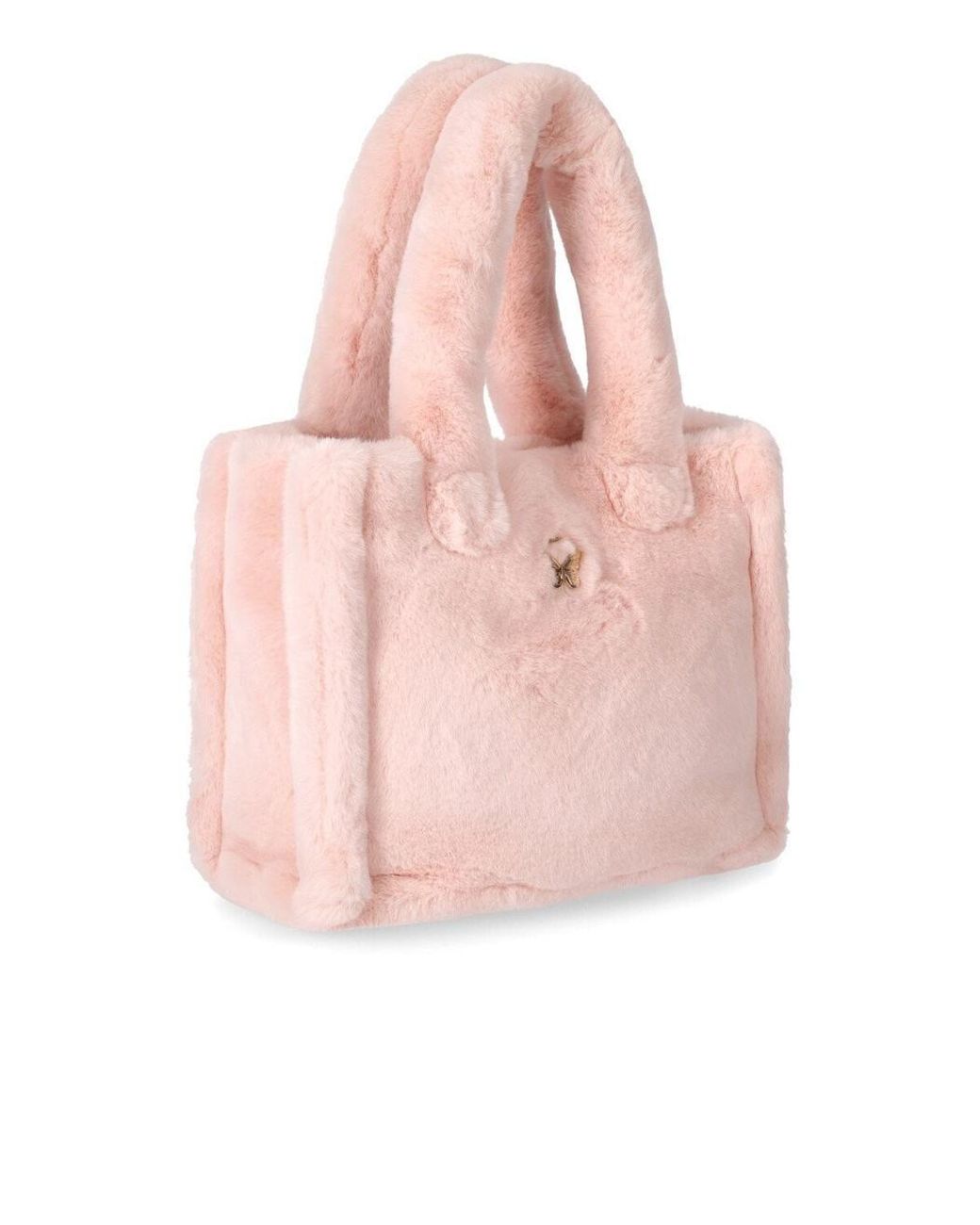 Blumarine Tote Bags - Cream Faux fur shoulder bag Diesel