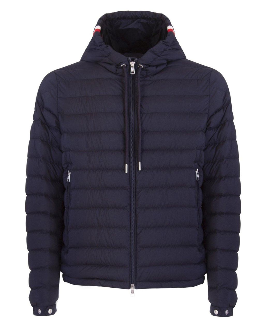 Moncler Synthetic Puffer Jacket in Blue for Men - Lyst