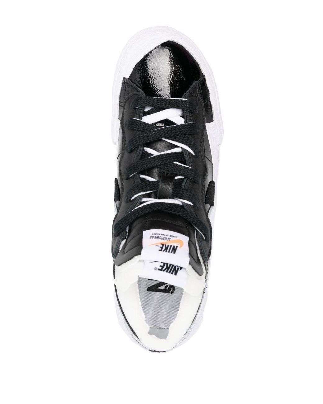 Nike Leather Sneakers Black | Lyst Australia