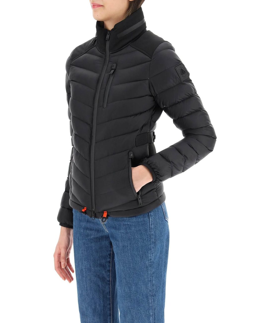 Moose Knuckles Synthetic Cooper Light Down Jacket in Black | Lyst