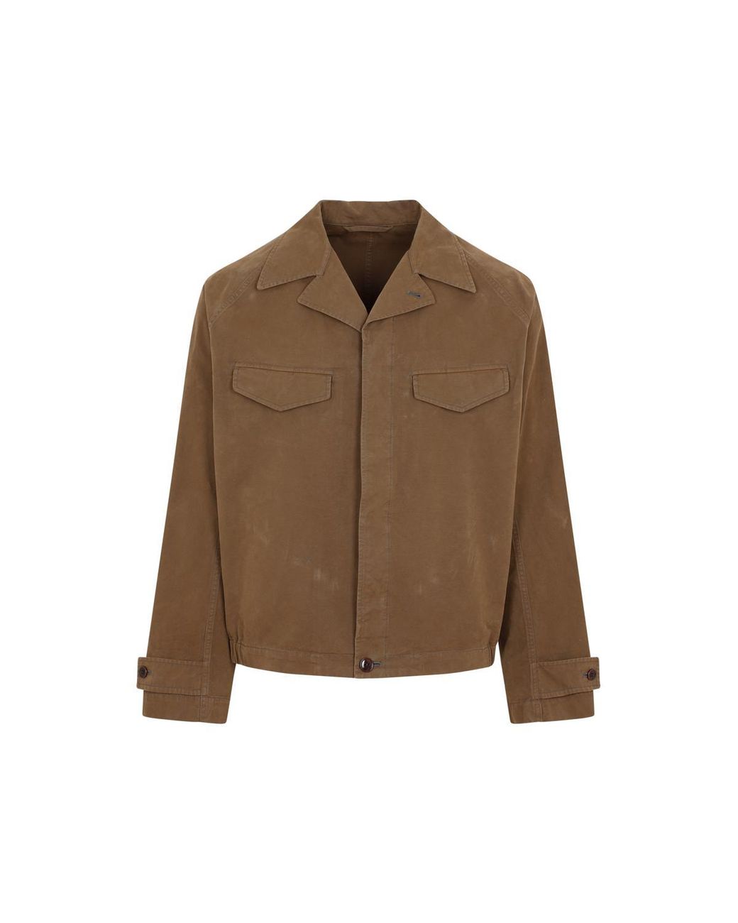 Lemaire Field Overshirt in Brown for Men | Lyst Canada
