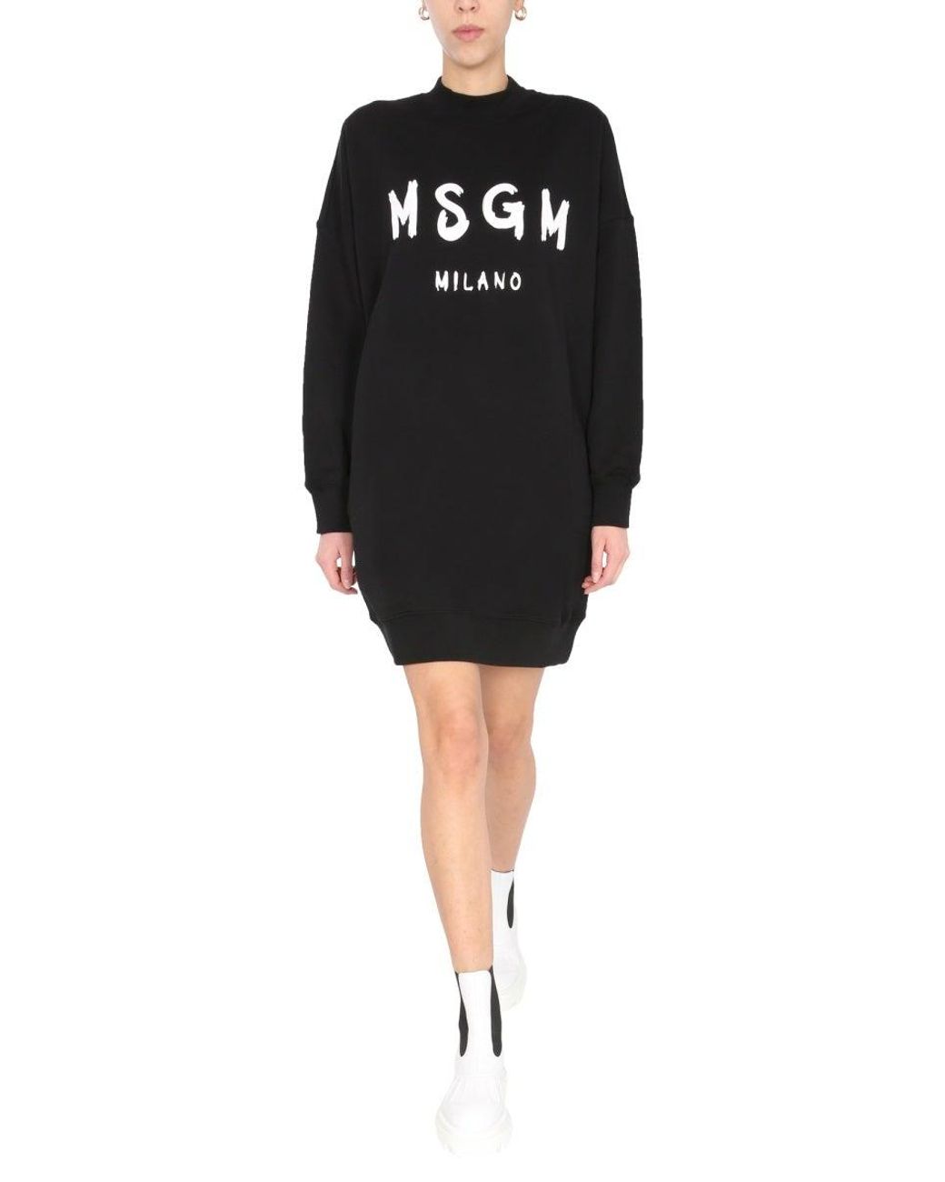 msgm sweatshirt dress