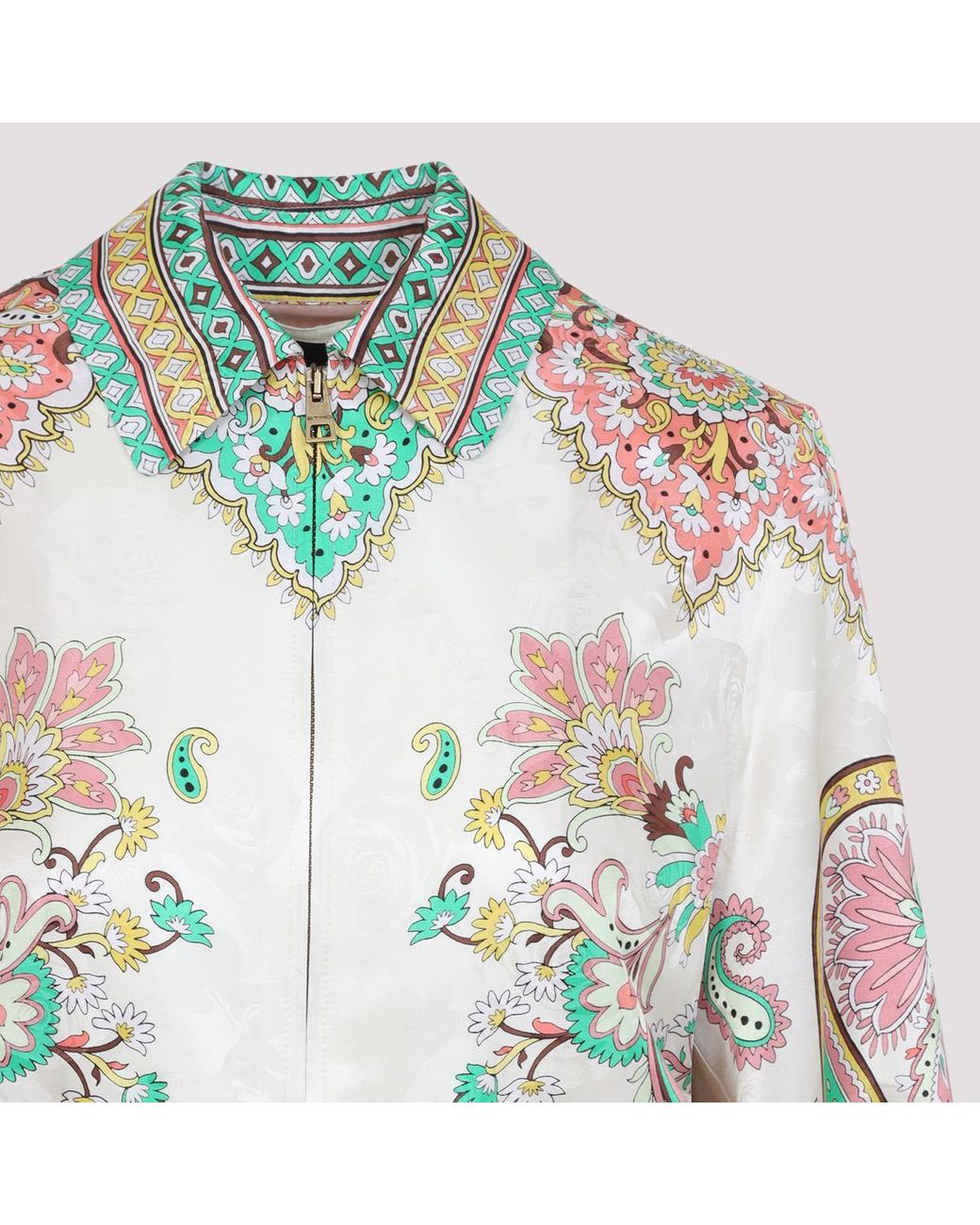 ジャケット ETRO LUCKY CHARMS BOMBER JACKET Etro Lucky Charms Bomber Jacket in Green | Lyst