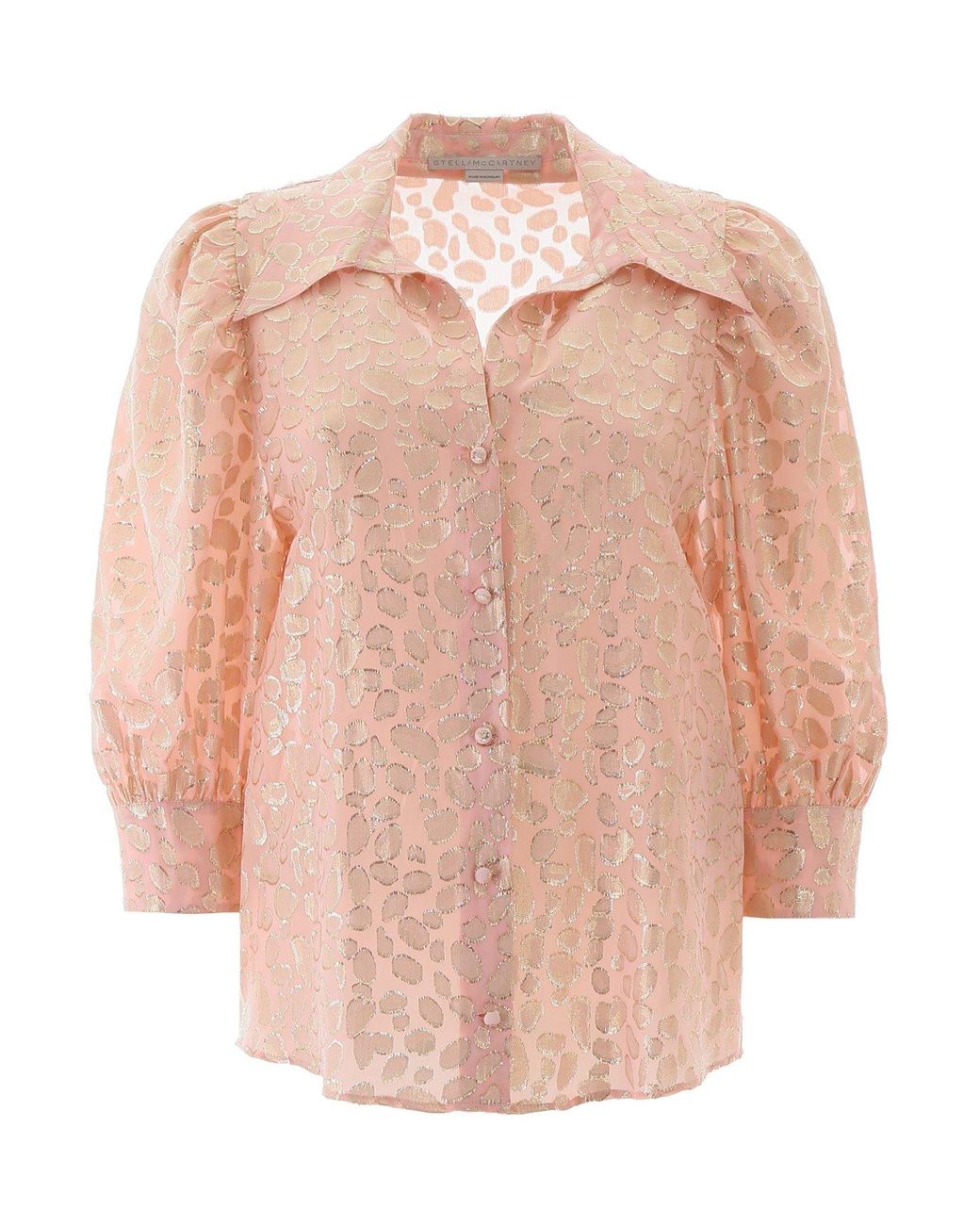 Stella McCartney Silk Fil Coupe' Shirt in Pink - Save 6% - Lyst