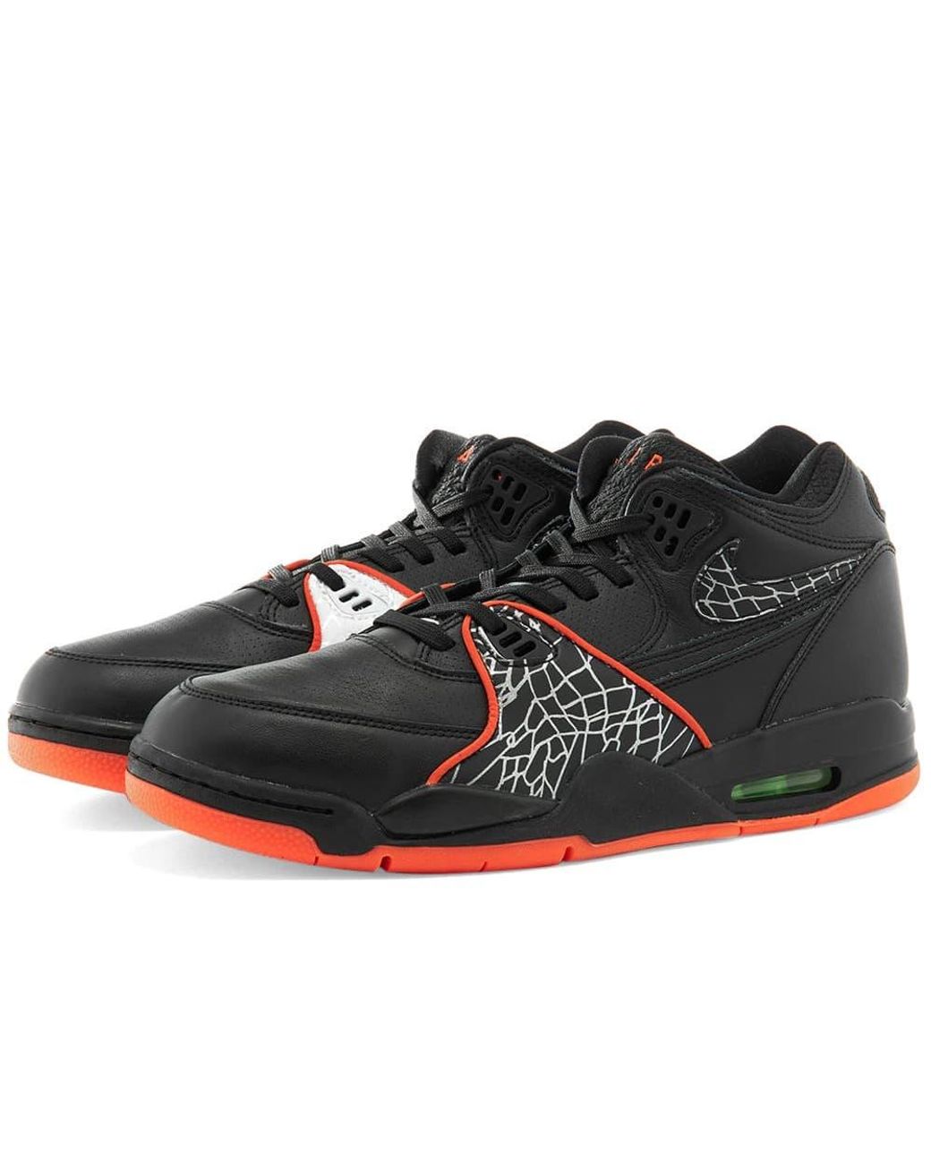Nike Leather Air Flight 89 Qs Sneakers in Black for Men | Lyst Australia