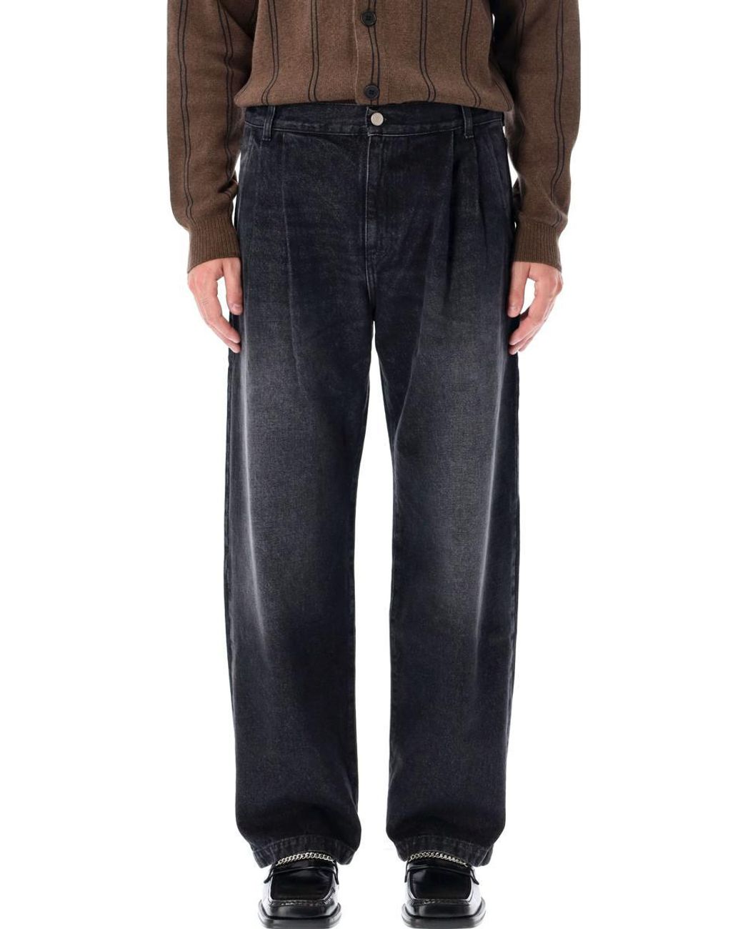 全国無料，格安 mfpen big jeans washed black