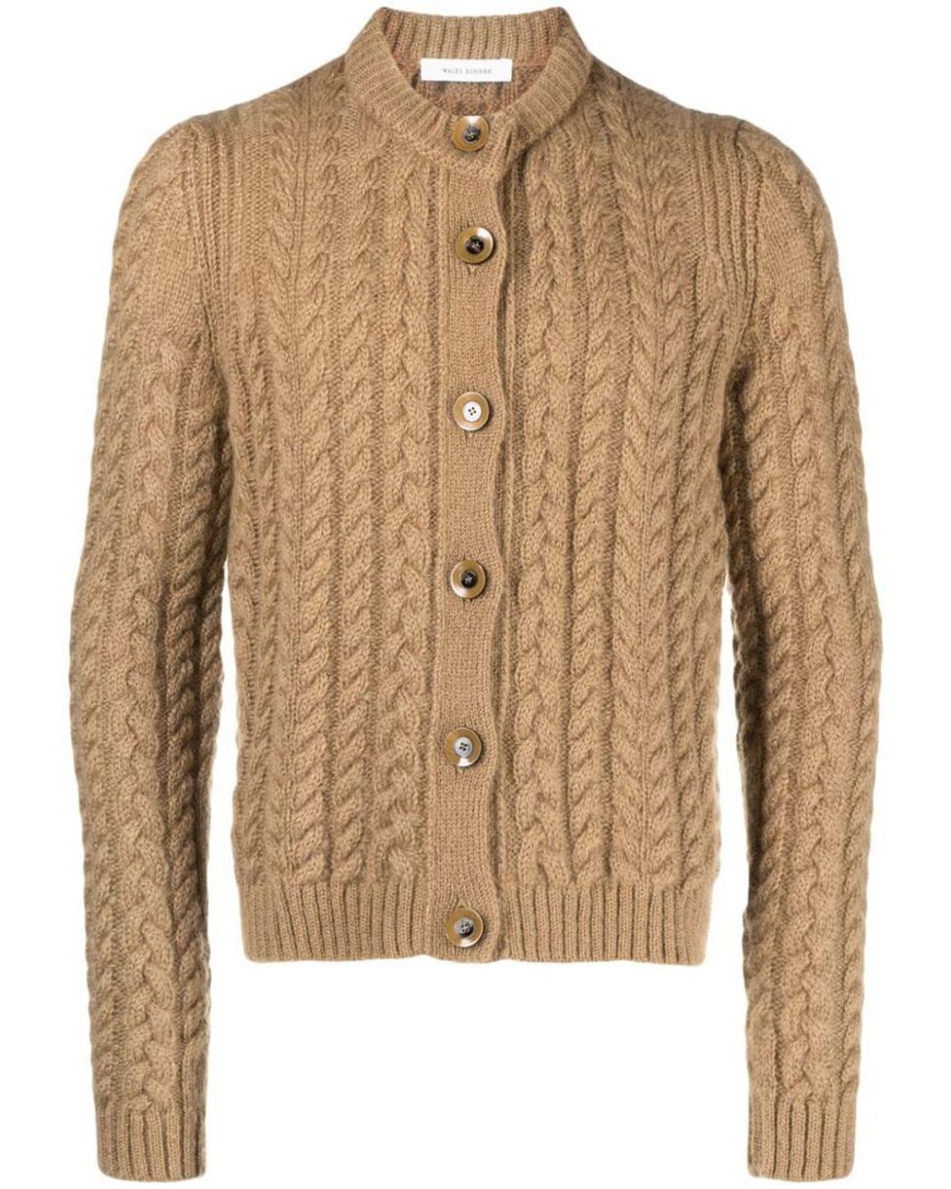 Wales Bonner Dawn Cardigan in Brown for Men | Lyst Canada