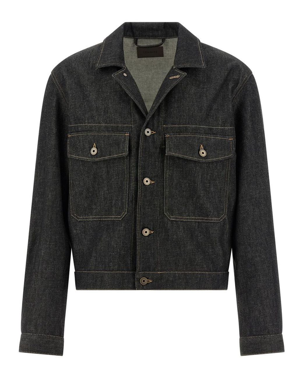 LEMAIRE │ LEATHER TRUCKER JACKET Lemaire LEATHER TRUCKER ROUGH LEATHER | REVERSIBLE