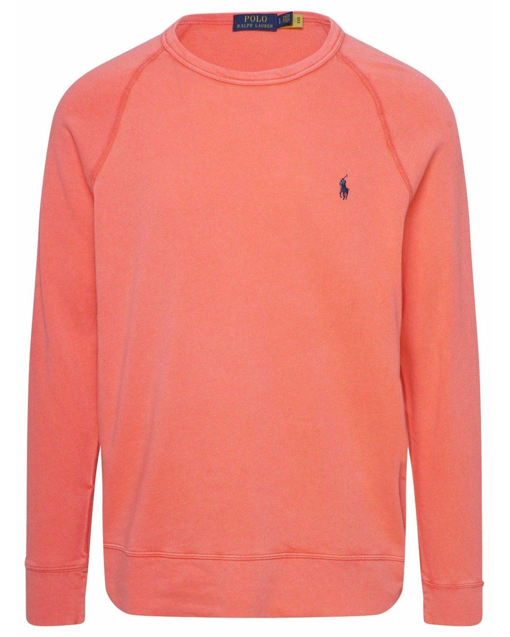 Polo Ralph Lauren Cotton Salmon Sweater in Pink for Men Lyst