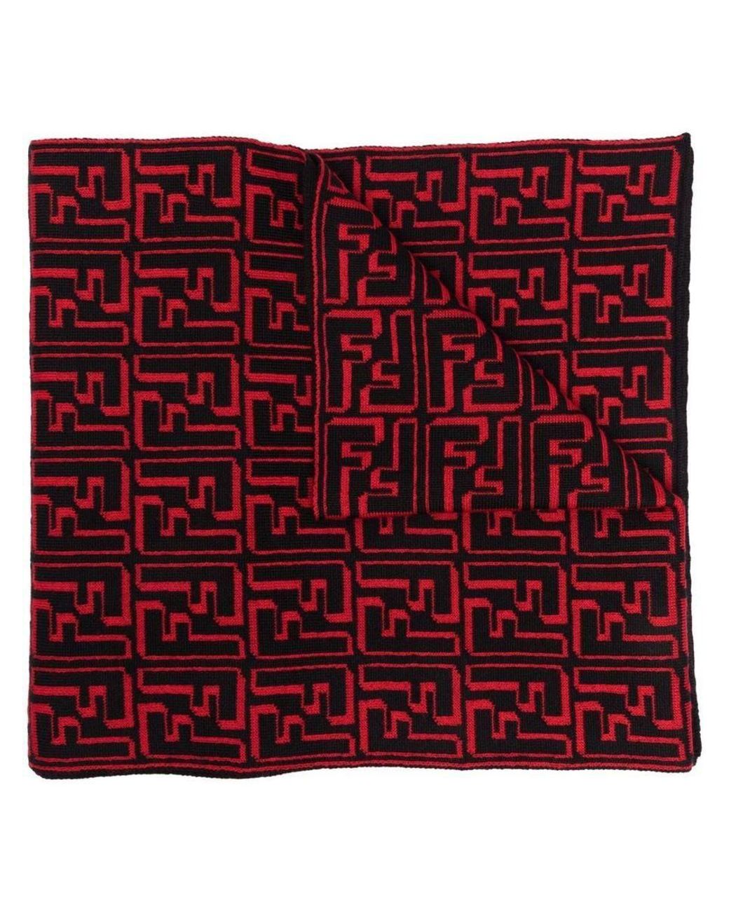 Knit Scarf Red for Men | Lyst