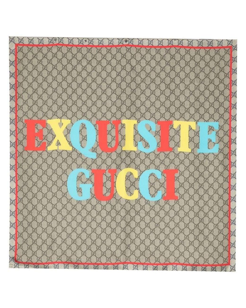 Gucci Silk Rhombus-Jacquard Pocket Square