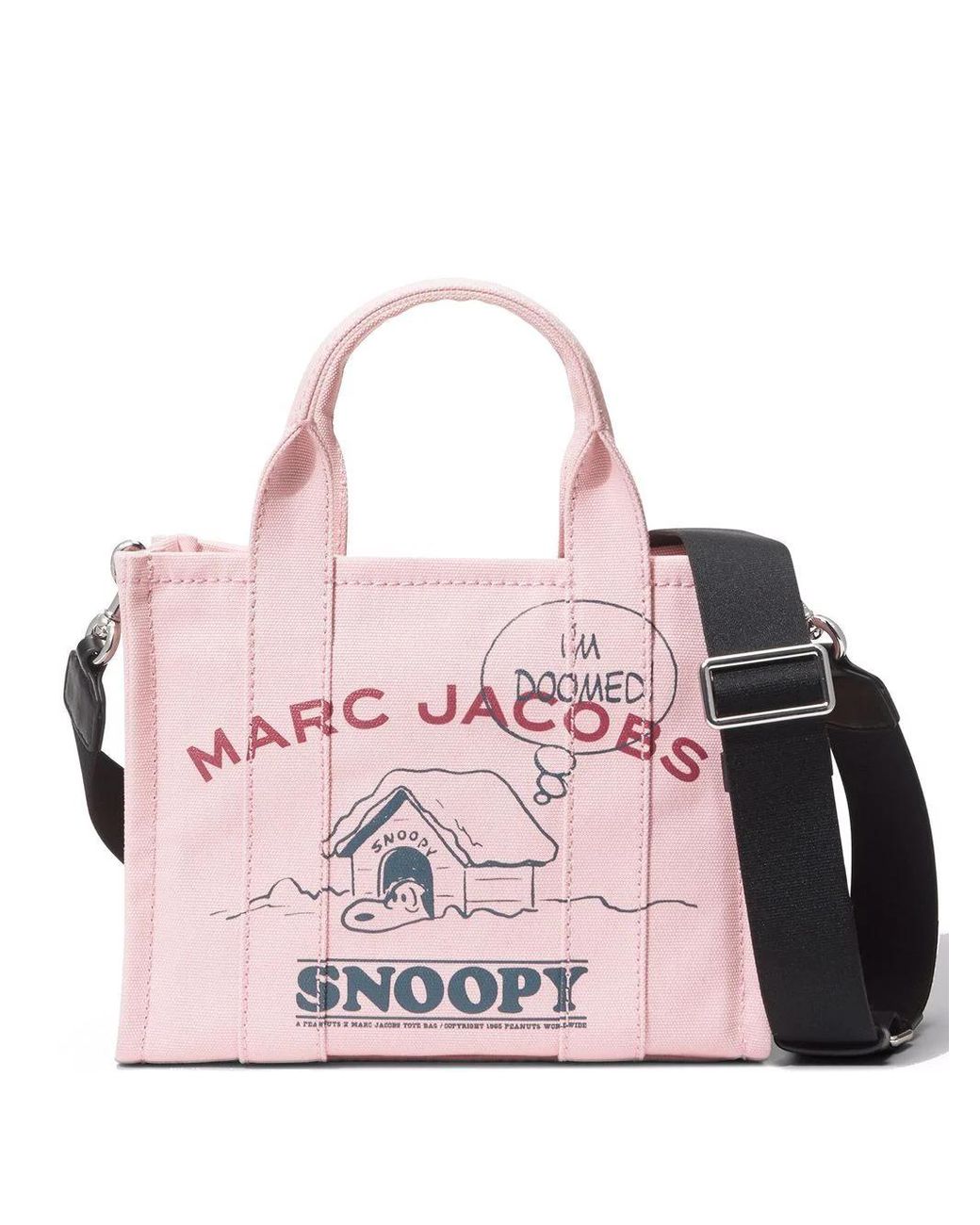 Marc Jacobs X Peanuts The Snoopy Mini Tote Bag in Pink Lyst