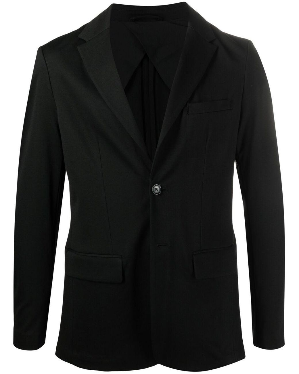 Emporio Armani Classic Single-breasted Blazer in Black for Men - Save ...