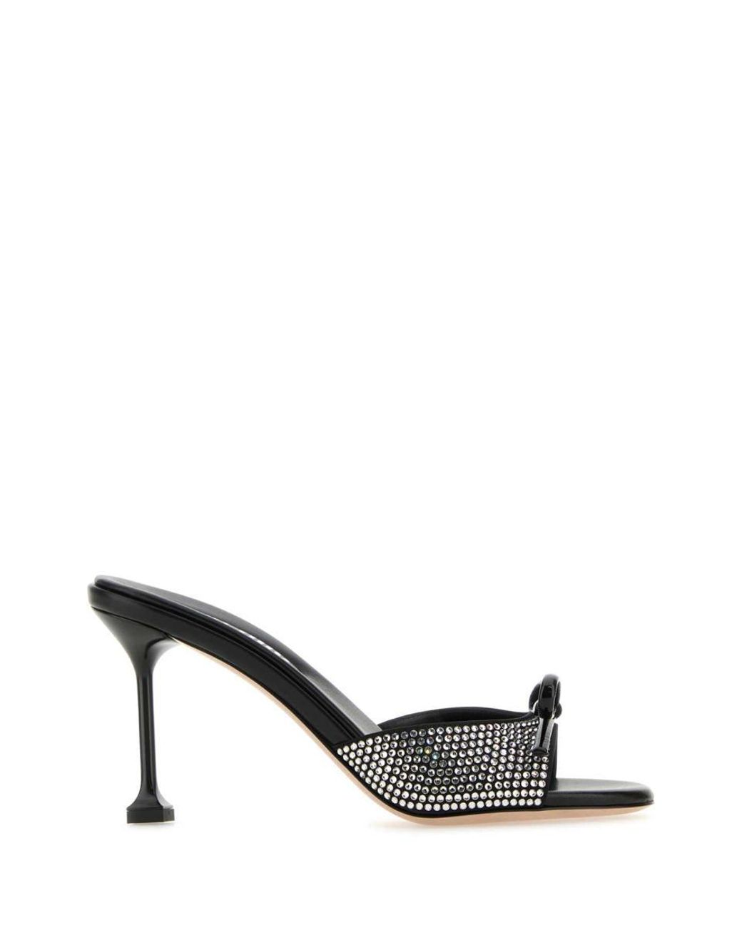 靴 Archive miu miu mesh patent mules black Miu Miu Patent leather mules – DXB Shop