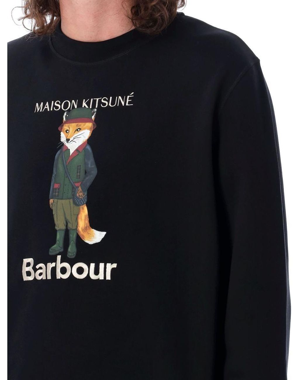 Barbour Beaufort Fox Sweatshirt in Blue for Men | Lyst