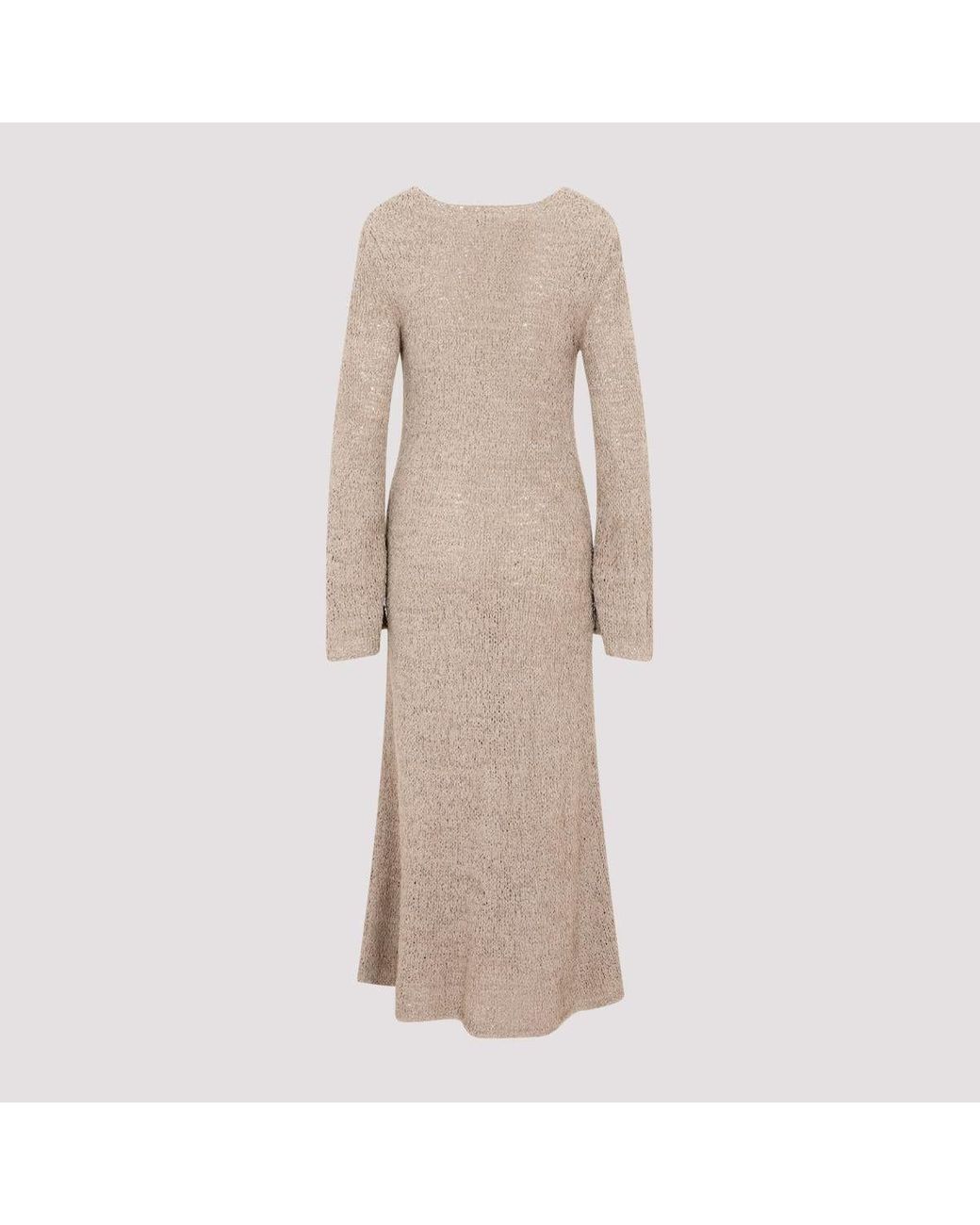By Malene Birger Paige Dress in Natural | Lyst