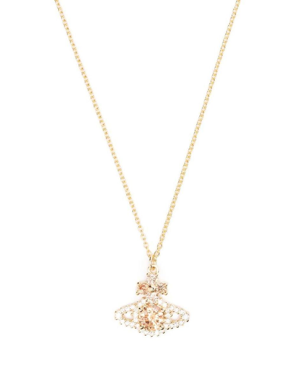 Vivienne Westwood Valentina Orb Pendant Necklace in Metallic | Lyst