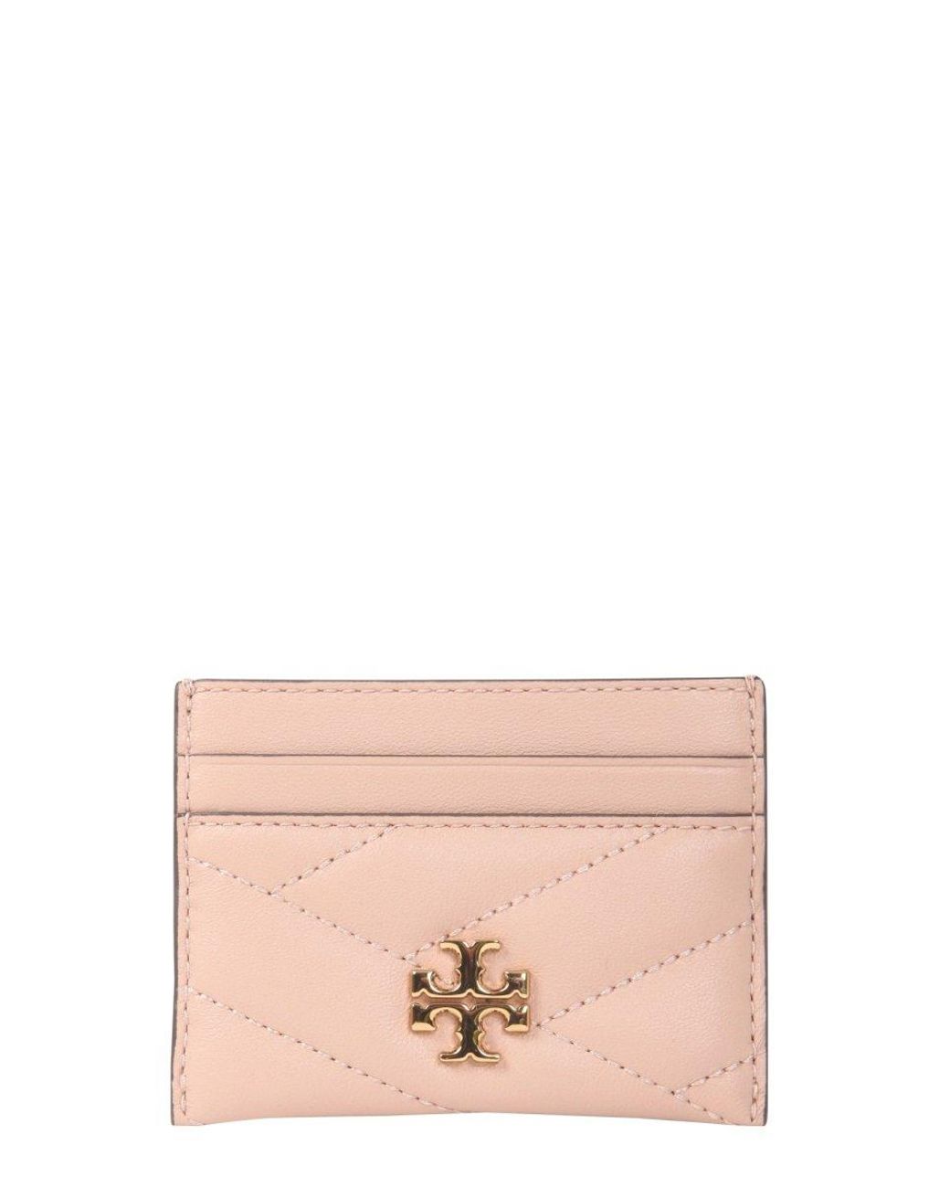 Tory Burch Leather Kira Card Holder in Pink - Save 4% - Lyst