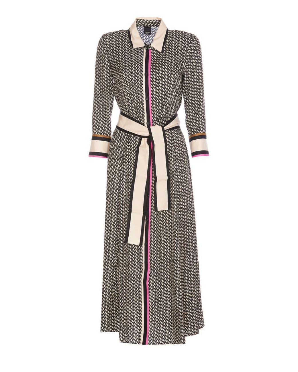 【関税&送料込】Pinko Dresses MultiColour Pinko Dresses in Gray | Lyst