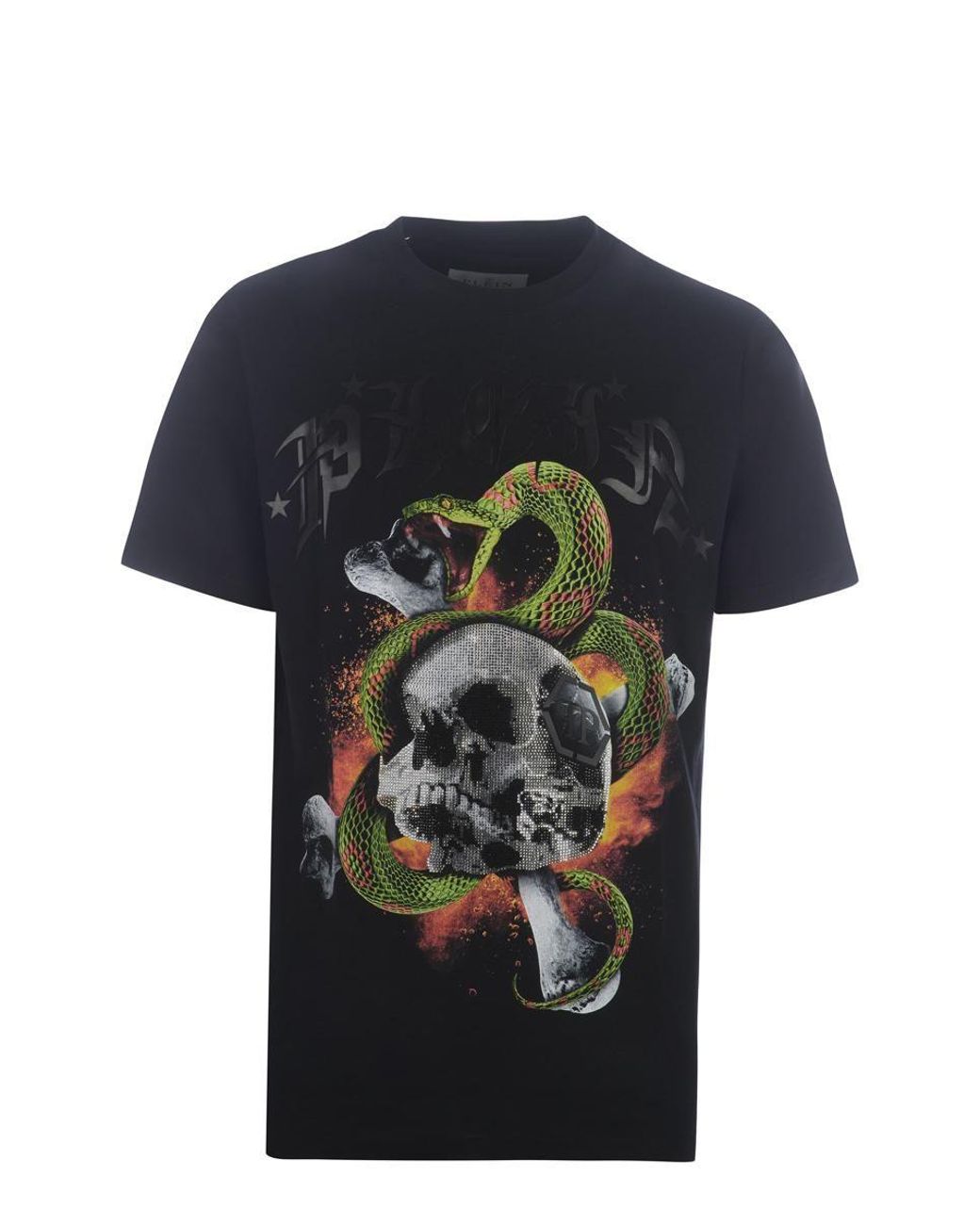Philipp Plein T-shirts And Polos Black for Men | Lyst